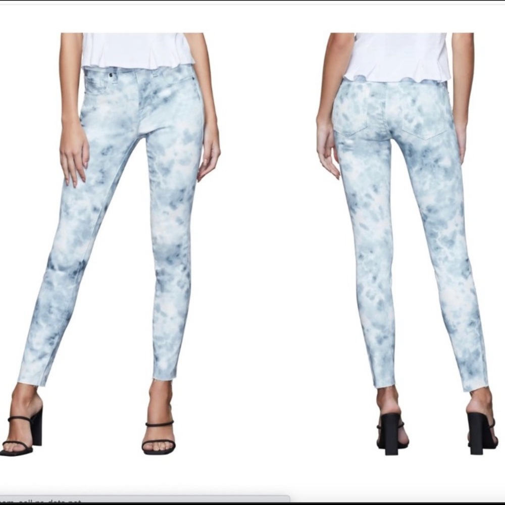 Good American Good Legs Hi Waist Tie Dye Jeans 24